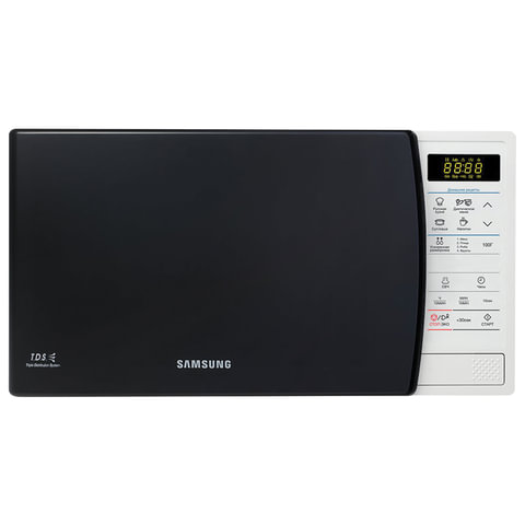 Микроволновая печь SAMSUNG ME83KRW-1/BW, объем 23 л, мощность 800 Вт, электронное управление, белая