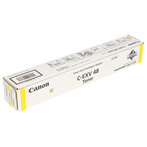 Тонер CANON C-EXV48Y iR C1325iF/1335iF, желтый, оригинальный, ресурс 11500 стр., 9109B002