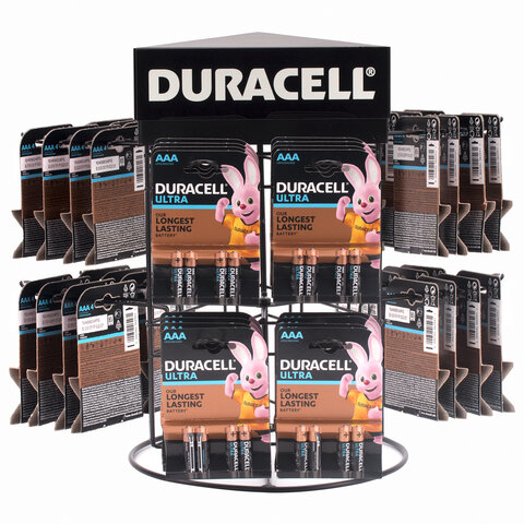 Дисплей для размещения товара настольный поворотный DURACELL, 2х2х3 крючка, 70000269