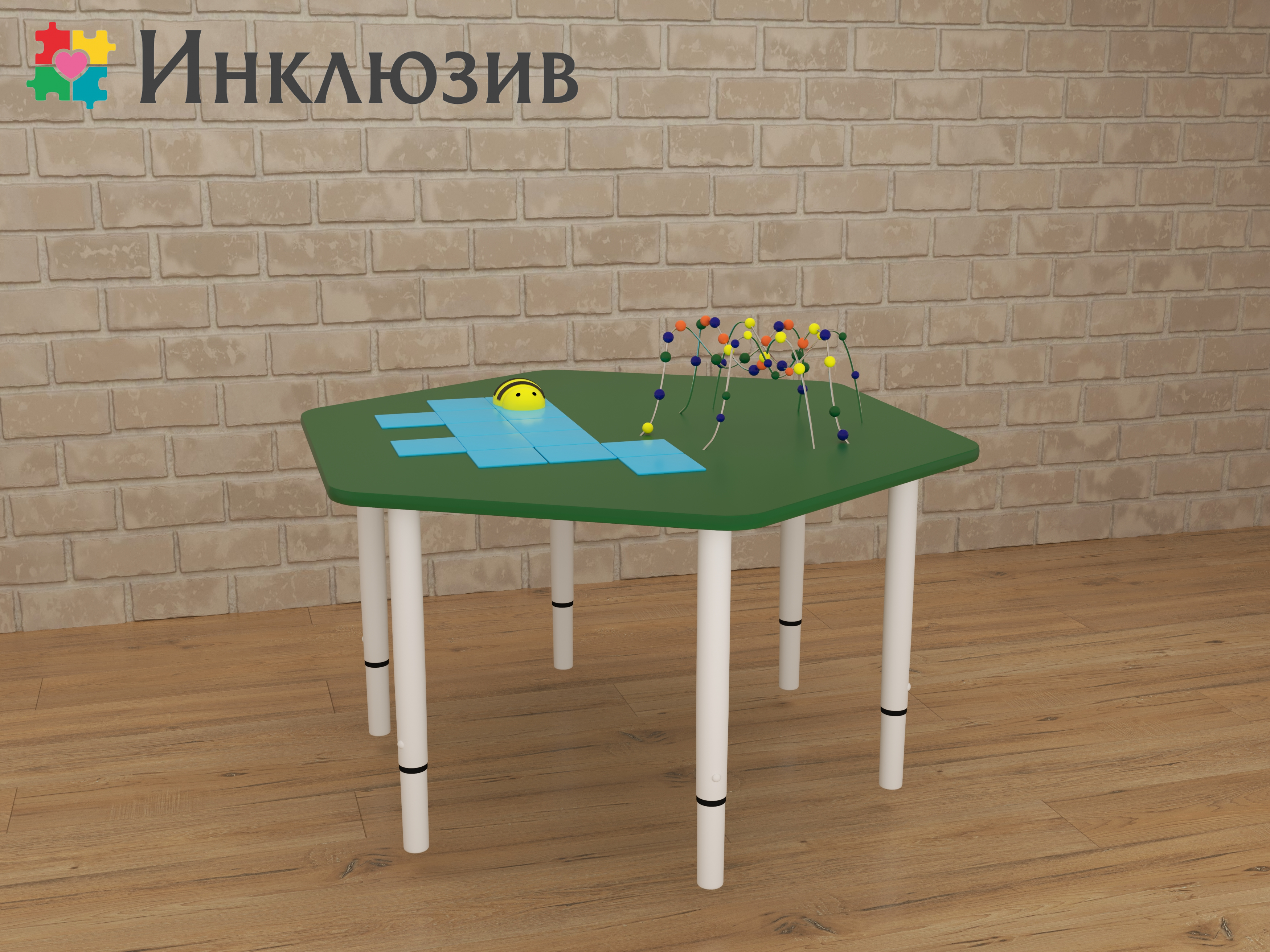 Игровой стол для развития мелкой моторики Маленькие горки